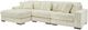 Signature Design by Ashley® Lindyn 3-Piece Ivory Left-Arm Facing Sectional and Chaise-0