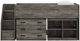 Signature Design by Ashley® Frandern Gray Twin Loft Bed with Bookcase and Drawer Storage-1