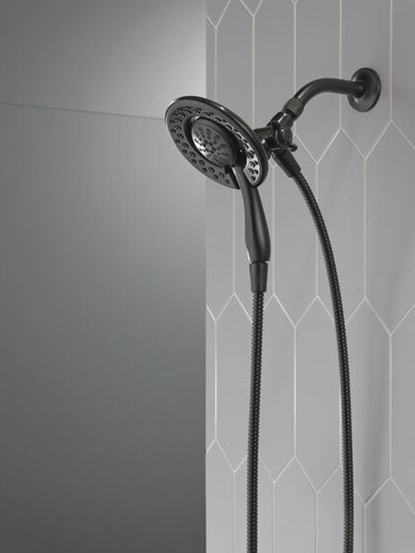 Delta Universal Showering Components Matte Black 4-Setting In2ition® Shower-2