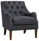Homelegance® Stella Dark Gray Accent Chair-0