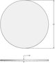 Amisco Customizable Kai Solid Ash Counter Height Table with 42" Tabletop-2