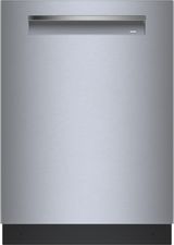 Bosch 800 Series 24'' Anti-Fingerprint Stainless Steel Top Control Built-In Dishwasher