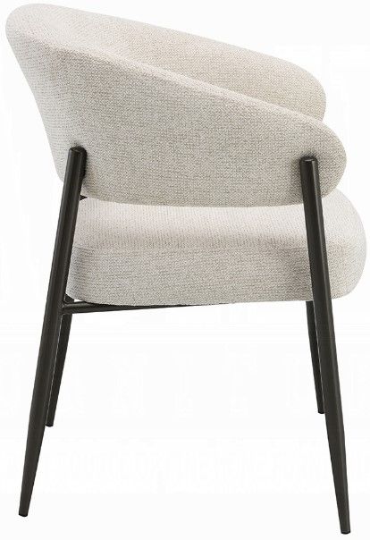 ACME Furniture Jirina Beige Dining Arm Chair-4