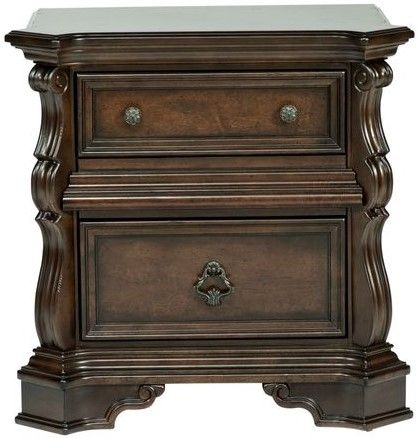 Liberty Furniture Arbor Place 4-Piece Brownstone Queen Sleigh Bedroom Set-3