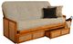 Kodiak Furniture Westport Canton Gray/Honey Full Storage Futon with Mattress-0
