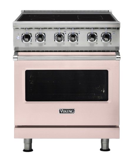 Viking® 5 Series 30'' Blush Pro Style Electric Range-0