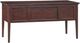 Whittier Wood® Furniture McKenzie Caffe 4-Drawer Desk-2