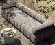 Four Hands Roma 3-Piece Faye Ash Fabric Outdoor Sectional-3