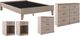 Signature Design by Ashley® Flannia 5-Piece Gray Full Platform Bed Set-0