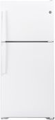 GE® 30" 19.1 Cu. Ft. White Top Freezer Refrigerator-0