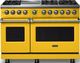 Viking® 5 Series 48" Daffodil Pro Style Dual Fuel (LP) Range with Polished Chrome Trim-0