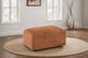 Coaster® Burnett Burnt Orange Chenille Upholstered Ottoman-5