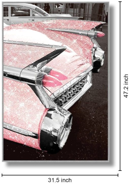 Classy Living Glamalicious Retro Car Art Piece Wall Art-2