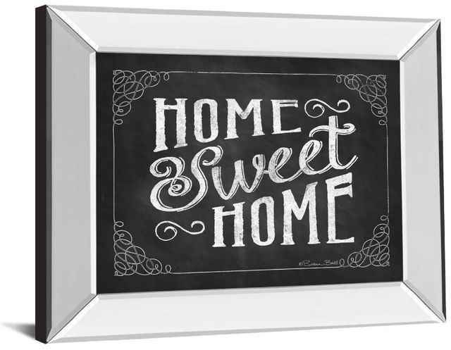 Classy Art Home Sweet Home by Susan Ball Mirror Framed Wall Art-1
