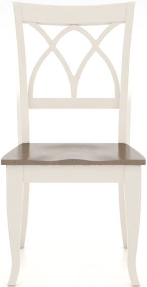 Canadel® Weathered Gray Washed Wood Chair-1