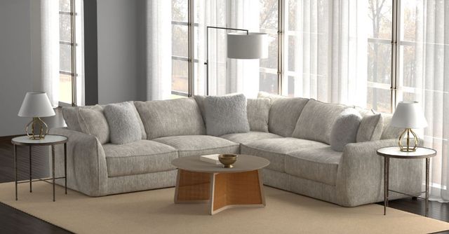Jackson Furniture Bucktown 3-Piece Parchment L-Shape Sectional-2