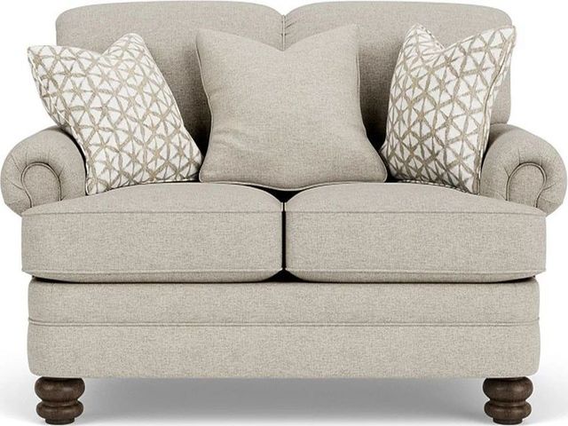 Flexsteel® Bay Bridge Silver Driftwood Loveseat-1