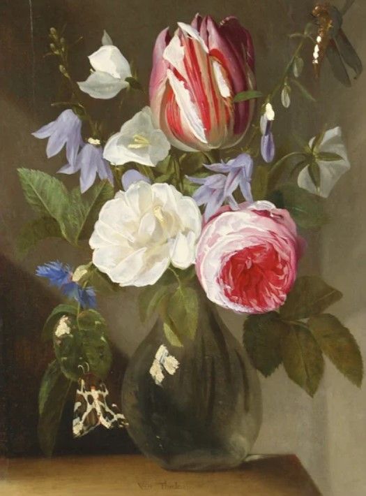 Stylecraft Rase and Tulips in Vase Wall Art-1