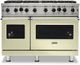 Viking® 5 Series 48" Vanilla Cream Freestanding Natural Gas Range-0