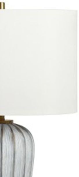 Signature Design by Ashley® Lanwell Antique Gray Poly Table Lamp-1