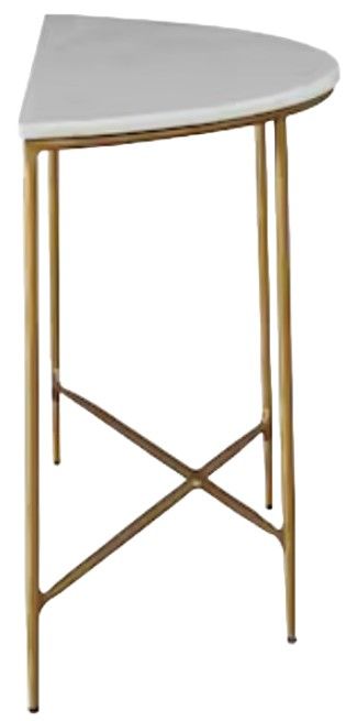 Bassett® Furniture Keswick Bronze Demilune Console Table-1