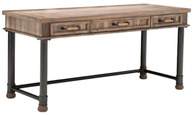 Michael Amini® Crossings Gunmetal/Reclaimed Barn Writing Desk-0