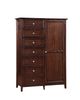 Spencer Cherry Finish Gentleman's Chest-0