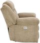 Signature Design by Ashley® Tip-Off Wheat Power Recliner-2