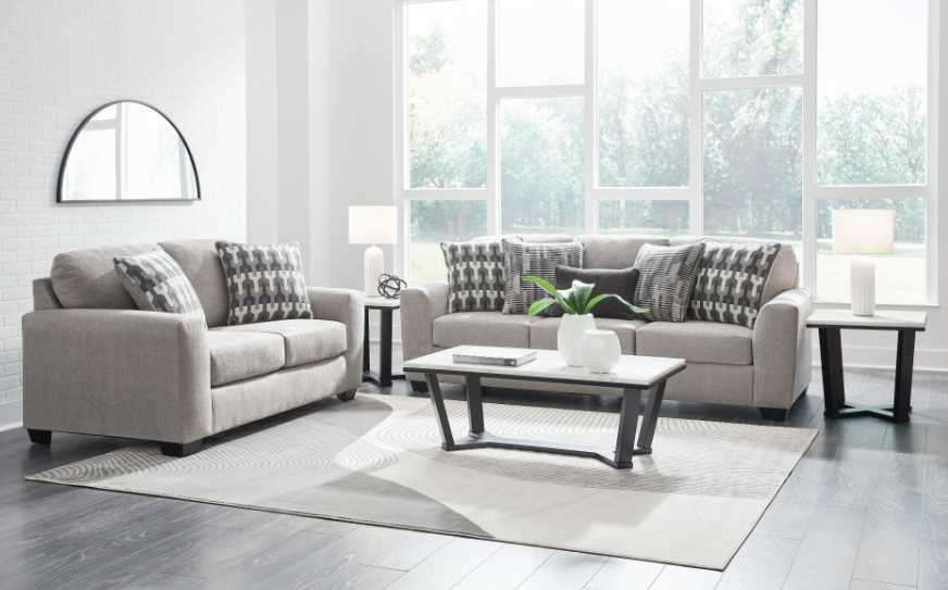 Signature Design by Ashley® Avenal Park Flannel Sofa | Big Sandy