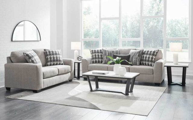 Signature Design by Ashley® Avenal Park Flannel Sofa-4