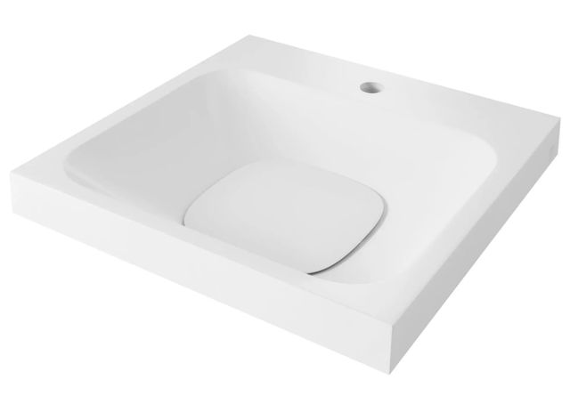 DXV Canvas White Modulus 21" Sink, 1-Hole-1