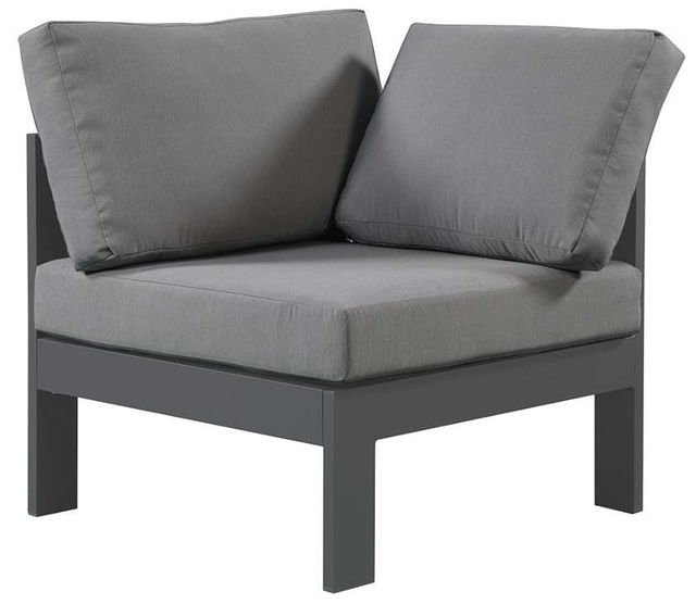 Meridian Furniture Nizuc Grey Outdoor Corner Chair-0