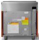 Viking® 5 Series 36" Spiced Cider Pro Style Induction Range with Brushed Brass Trim-4