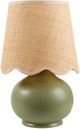 Surya Stella Dark Glazed Green Table Lamp-0