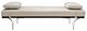 Caracole® Head to Head Modern Edge Beige/Satin Ebony Daybed Bench-1