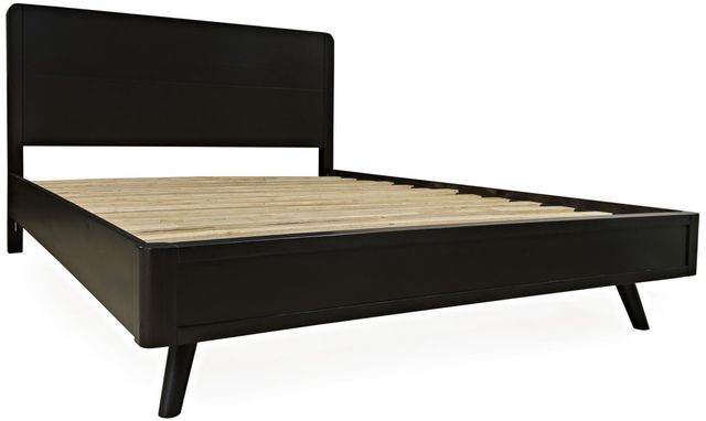 Jofran Inc. Marlowe Black King Panel Bed-0