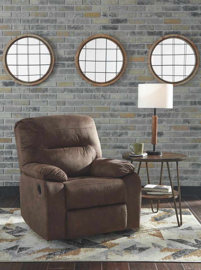 Signature Design by Ashley® Bolzano Coffee Rocker Recliner-4