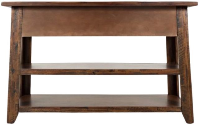 Jofran Inc. Painted Canyon Brown Sofa Table-3