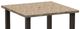 Homecrest™ Outdoor Living Customizable Slate Aluminum/Stone 42" Square Outdoor Balcony Table with Hole-1