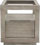 Modus Furniture Oxford Glass Top End Table with Mineral Base-2