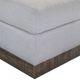 International Furniture Direct Georgia Beige Ottoman-1
