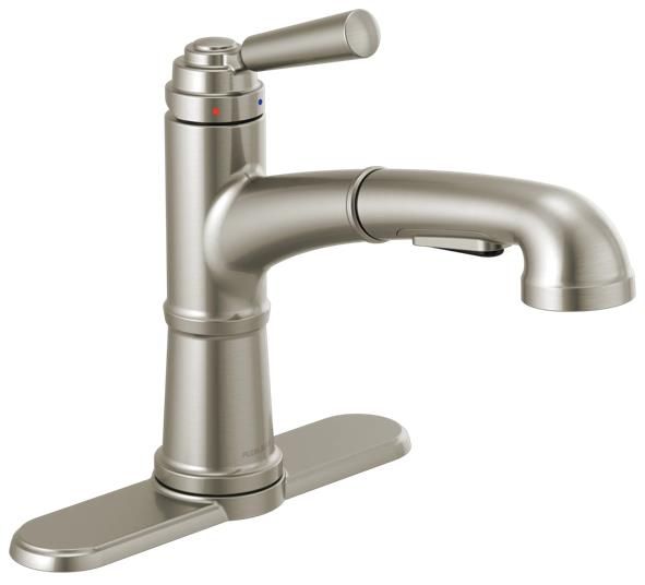 Peerless Westchester® Stainless Single Handle Pull-Out Kitchen Faucet-1