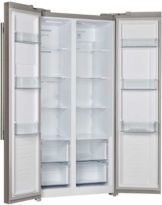 FORNO® Alta Qualita 33" 15.6 Cu. Ft. Stainless Steel Counter Depth Side-by-Side Refrigerator-3