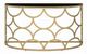 ACME Furniture Altus Black Console Table with Gold Base-1