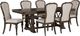 Liberty Furniture Provence Park 7-Piece Chateau Brown/Cream Optional Trestle Dining Table Set-0