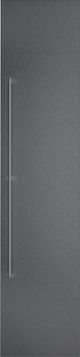 Gaggenau Vario Cooling Expressive Series 18" Dark Brushed Stainless Steel Door Panel with Handle-0