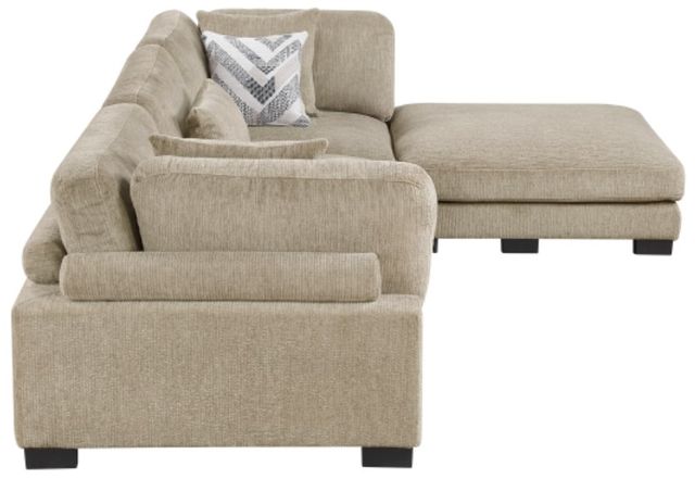 Homelegance® Tinley 4-Piece Brown 135" Modular Sectional with Ottoman-2