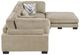 Homelegance® Tinley 4-Piece Brown 135" Modular Sectional with Ottoman-2