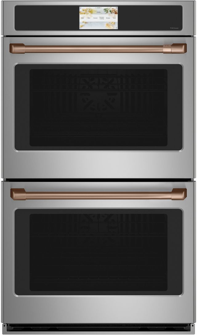 Café™ 27" Brushed Copper Two Wall Oven Handle Kit-1