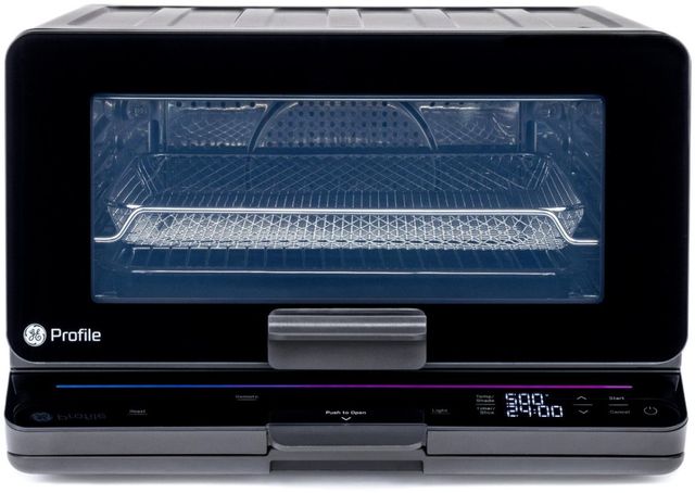 GE Profile™ 0.83 Cu. Ft. Black Smart Air Fryer Countertop Oven-0